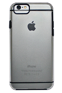 Cell2U i6-Stripe Back Case in Black